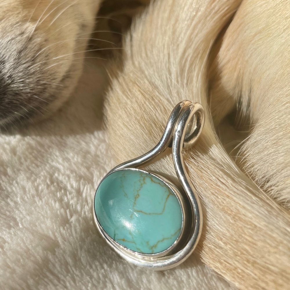 Turquoise pendant - Picture 2 of 6